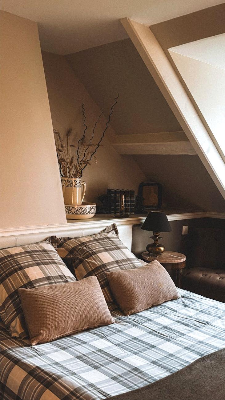 Cozy living room with warm ambient evening lighting